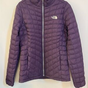 The North Face Women's Purple Puffer Thermoball Jacket